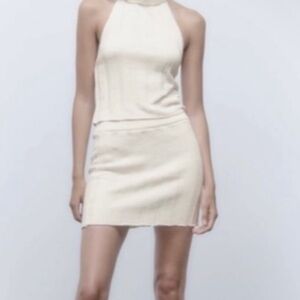 Zara Cream Sweater Set